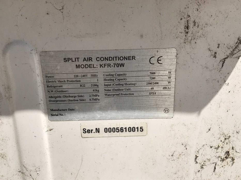 Климатик употребяван 24 000 BTU