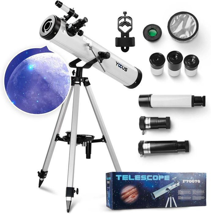 Телескоп Ньютона Teleskop Мощный Астрономический 550х увелечение Новый
