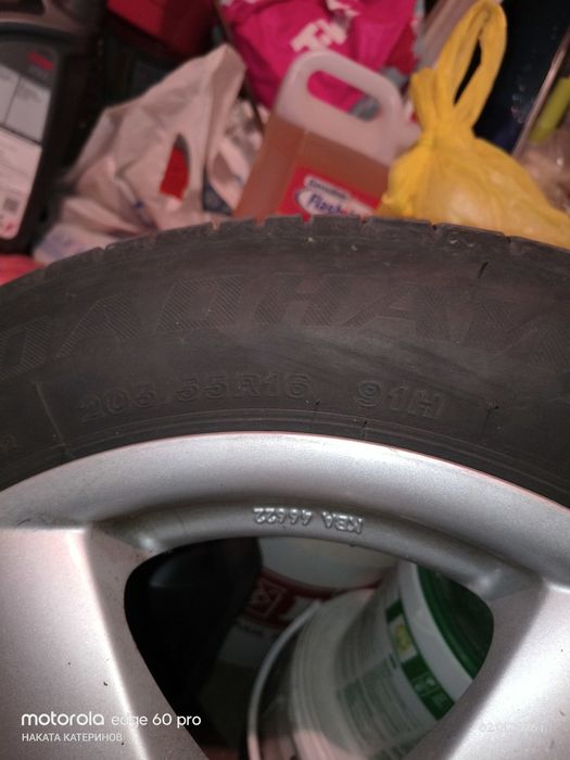 Летни гуми205/55/16 + лети Джанти 16 ки за Тойота 5×114.3 - 16 ки
