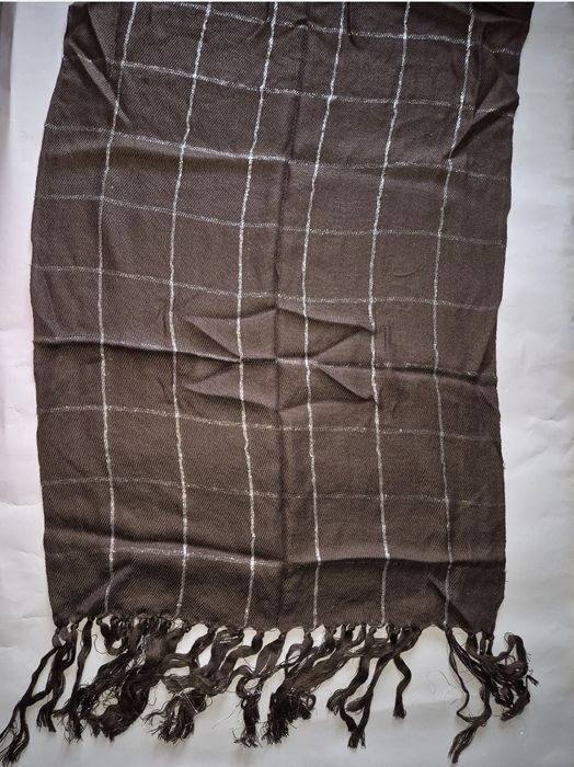 Esarfa - fular maro cu argintiu Avon