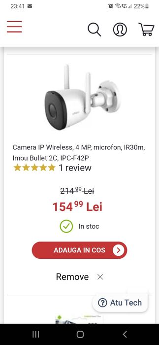 Montez camere de supraveghere video , video interfoane