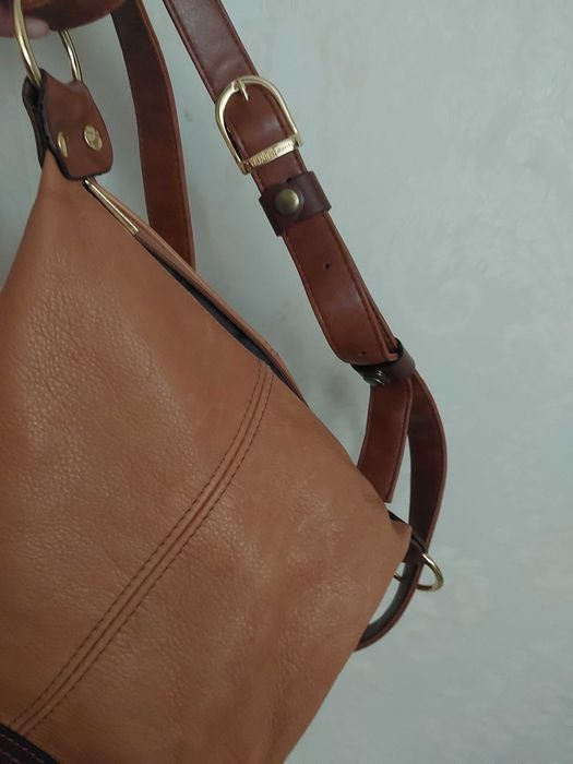 VALENTINO di Paolo Italy 100% Кожа  Чанта-раница