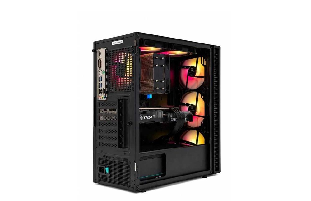 Компютър За Игри! RTX 5060, AMD Ryzen 5 5600, SSD 1ТВ, 16 RAM