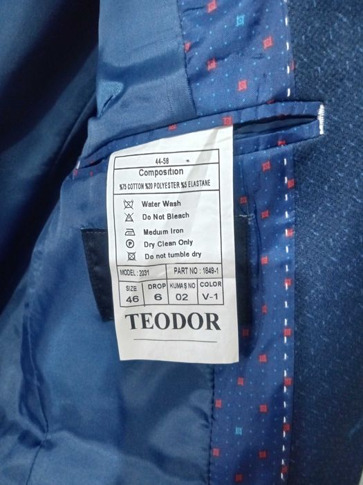 Мъжко сако TEODOR с хастар - неразличимо от ново