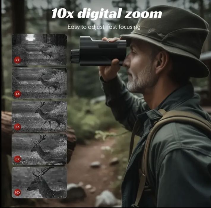 Цифров Монокъл за нощно виждане до 800 метра