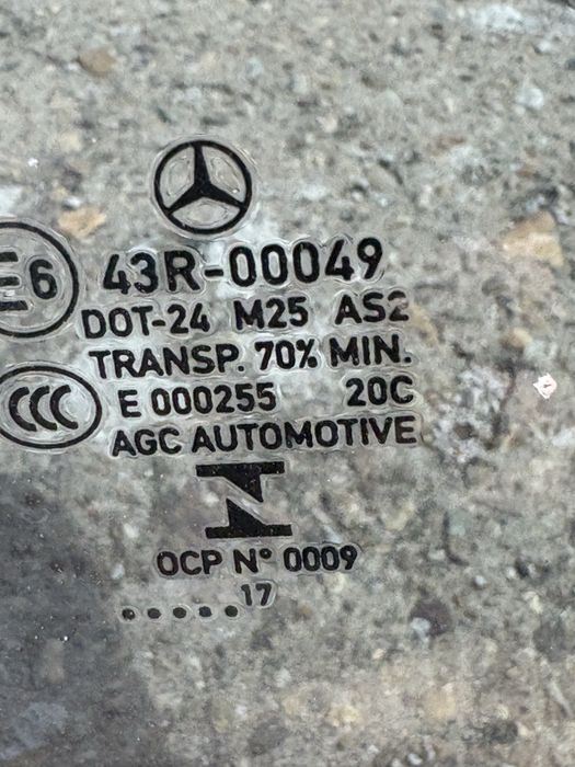 Mercedes w213 Е класа Комби Странични стъкла за врати