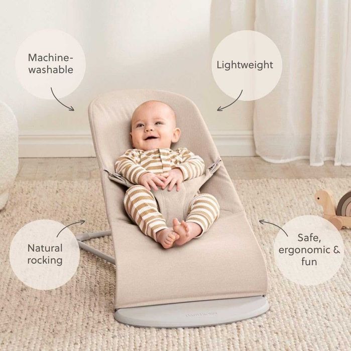 Бебешки шензлонг BabyBjörn Bouncer с играчки