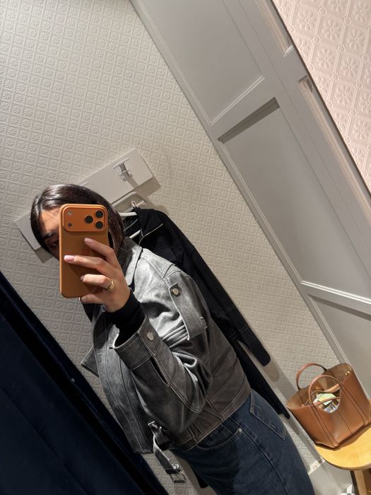 Geaca piele naturala model Manokhi