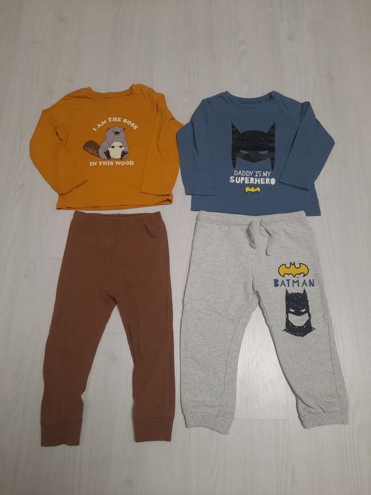 Set pijama si bluza si pantalon, marimea 92 cm