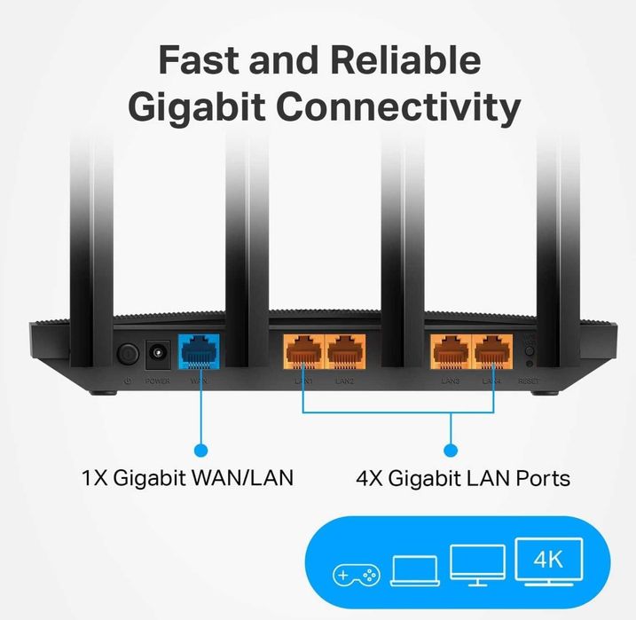 TP-Link AC1200 Gigabit WiFi Router Archer A6 Dual Band OneMesh AP mode