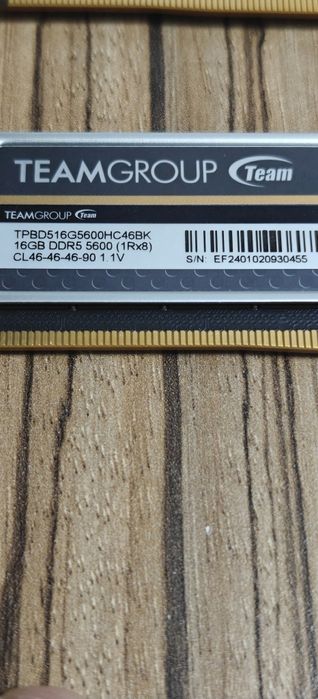 Ram 16 gb,ddr5 5600(1Rx8)