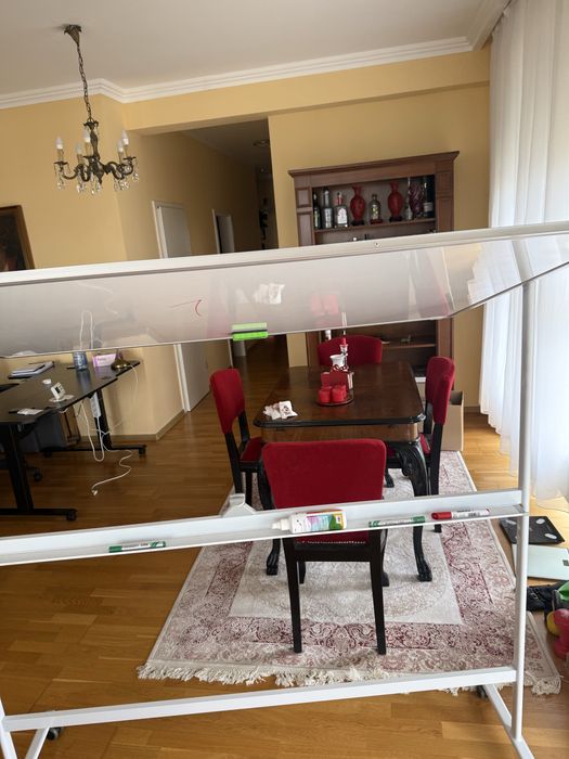 Whiteboard mobil rotativ 100x150