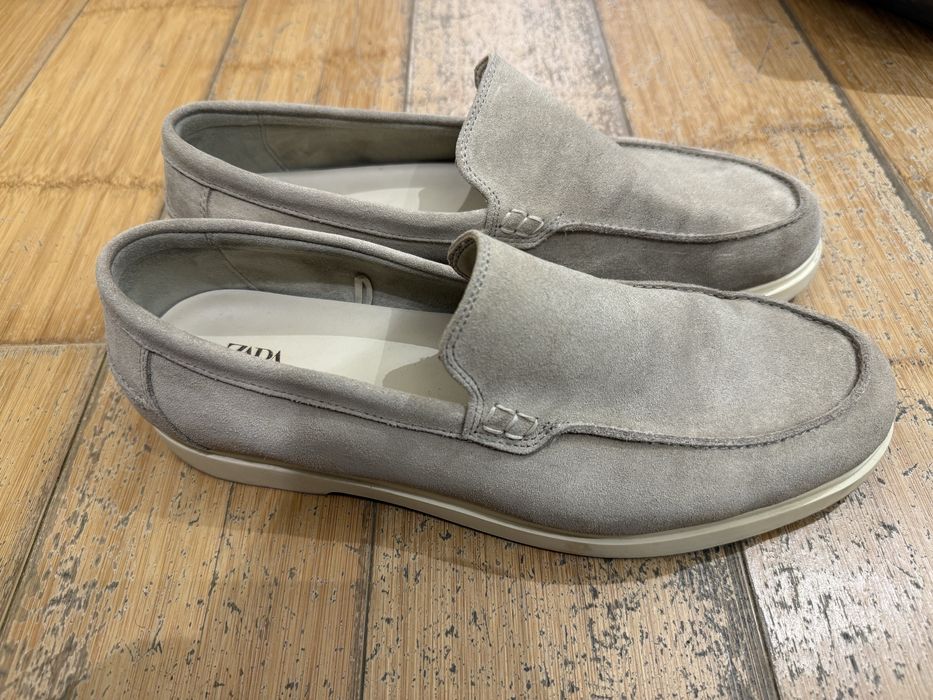 Лоферы светлые Zara 45