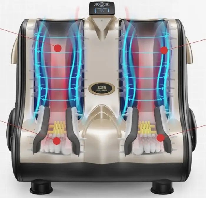 Массажер для ног Benbo AM520-LUX роликово-компрессионный с подогревом