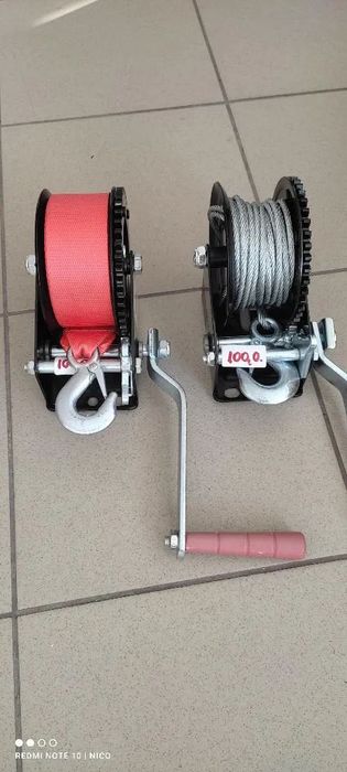 Troliu manual cablu otel sau chinga Dragon Winch 1600lbs(trage 725kg)