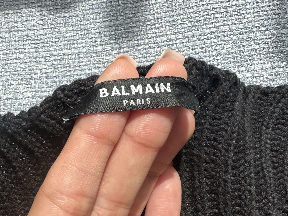 Balmain плетен пуловер