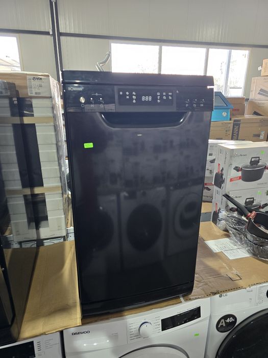 Нова свободностояща съдомиялна Боман/Bomann 45 см черна