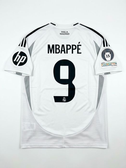 Tricou Real Madrid 24-25,Mbappe Nr 9, Home kit.