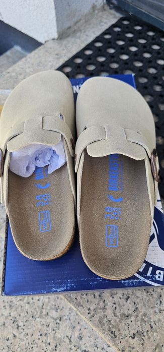 Birkenstock boston size 38 khaki bej