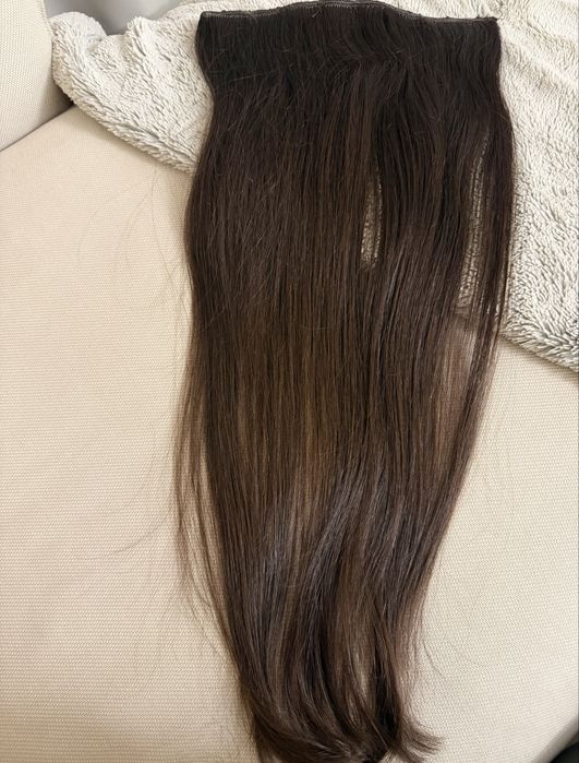 Естествена кестенява коса