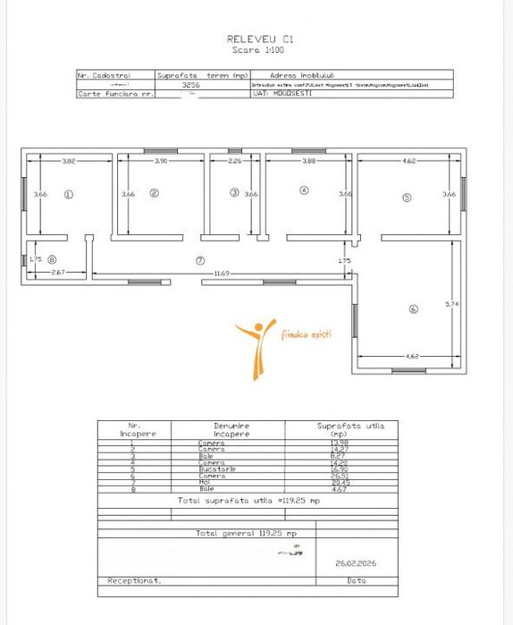 COMISION 0% MOGOSESTI, IASI - Casa individuala 120mp + 1000 mp teren