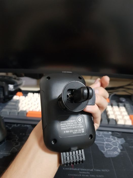 Автомобильная беспроводная зарядка+держатель для телефона