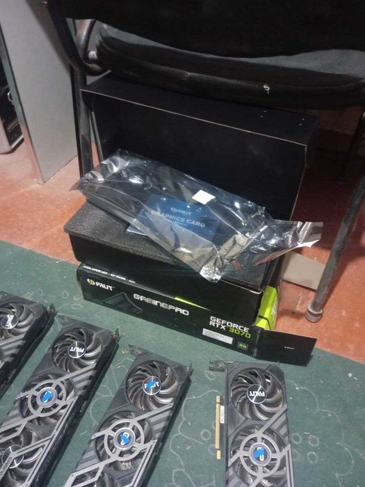 Видеокарты Palit RTX 3070 Gaming Pro.