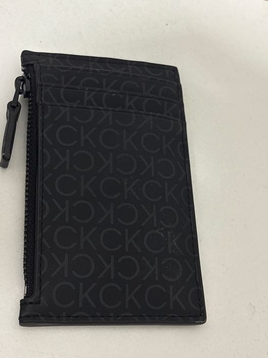 Portofel / Card Holder Calvin Klein Original – Model Monogramă Black