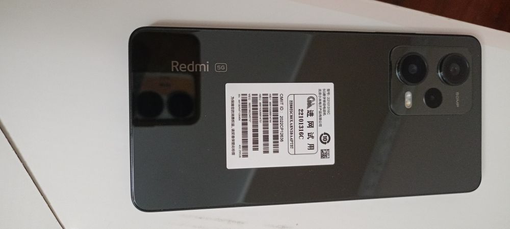 Redmi note 12 5g 256 gb qora
