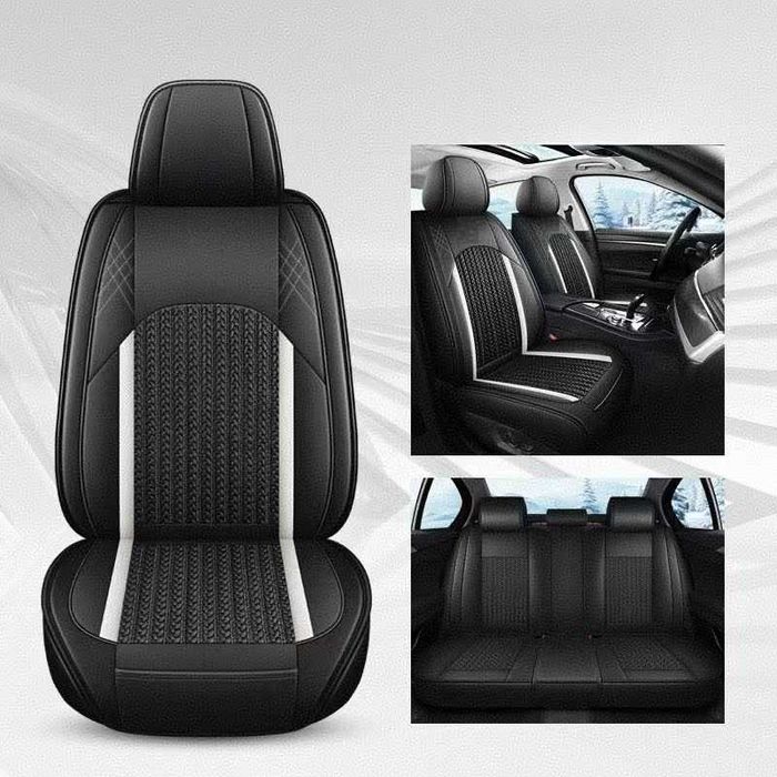 Луксозна универсална автомобилна тапицерия кожа с текстил - различни цветове