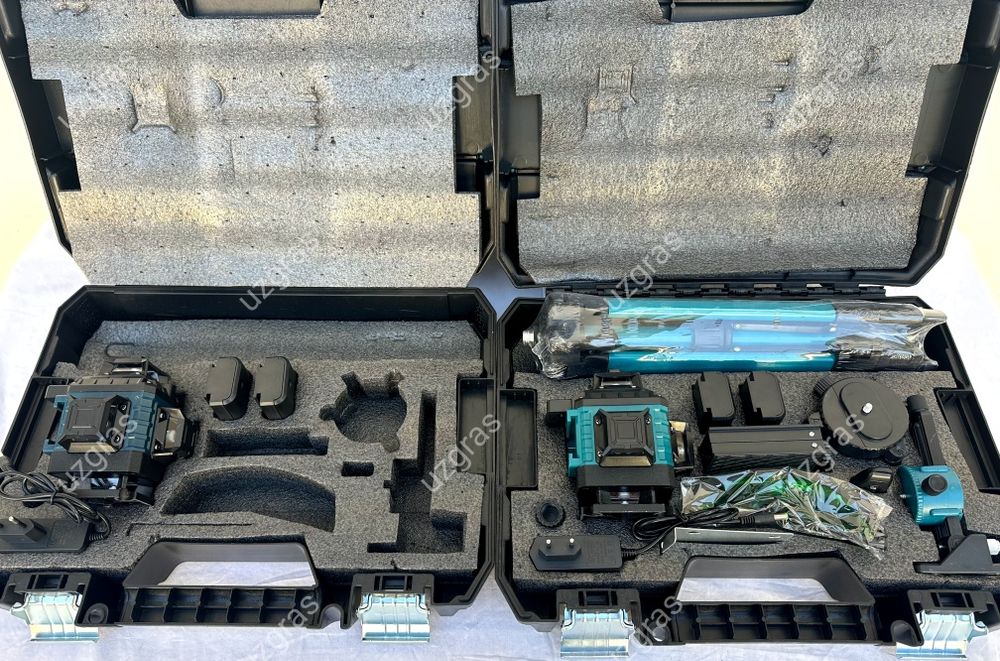 Бепул доставка лазерный уровень 4D 360⁰ оригинал Magnat новый зеленый