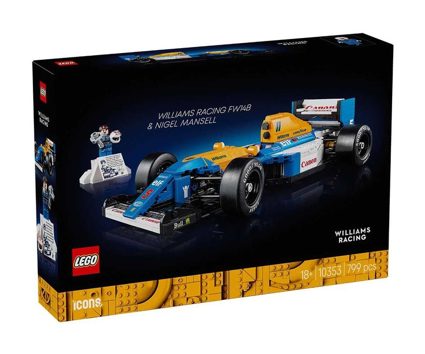 LEGO Icons 10353 - Williams Racing FW14B & Nigel Mansell