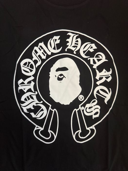 bape chrome hearts тениска