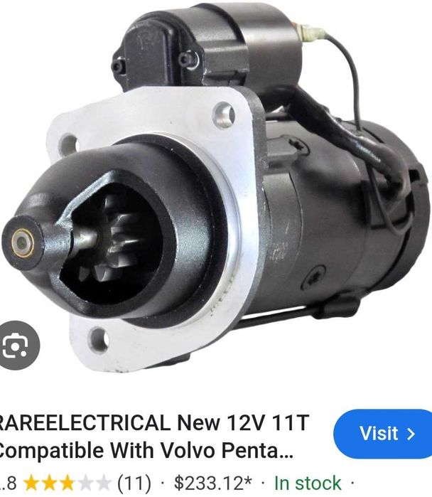 Electromotor Valeo D9R144 Volvo Penta, Omc