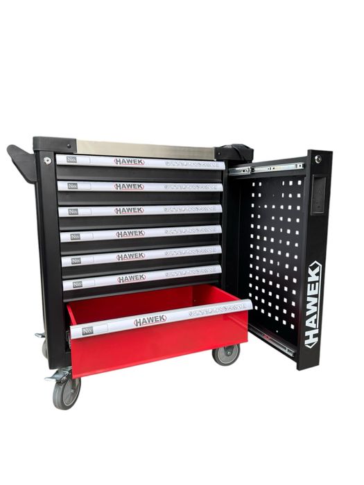 Професионален шкаф за инструменти с метален плот  HAWEK  , HW-1153