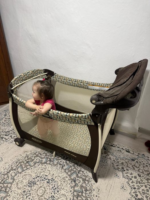 Складной манеж с пеленальным