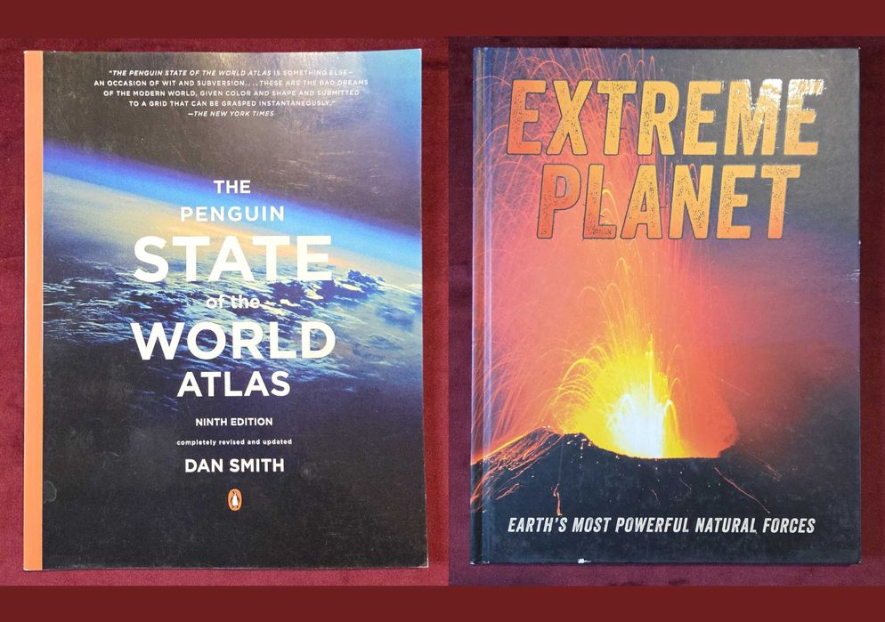 Атласи, справочници, енциклопедии - земя, страни, космос / 17 книги /