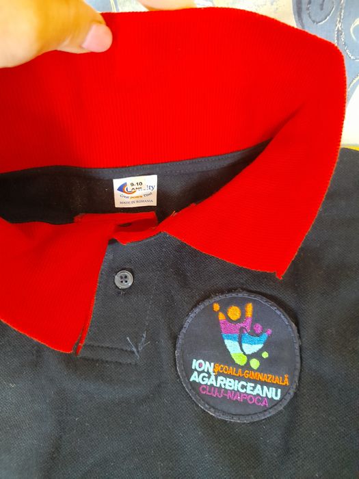 Uniforma/tricou/bluza polo 7-8 ani Ion Agarbiceanu Cluj