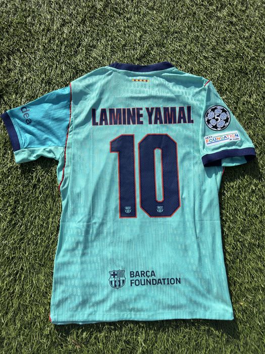 Barcelona Away Champions League 26/27 Yamal Pedri Raphinha (S/M/L)