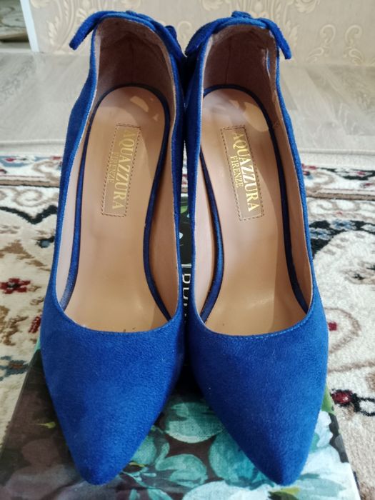 Замшевые туфли 35 размера