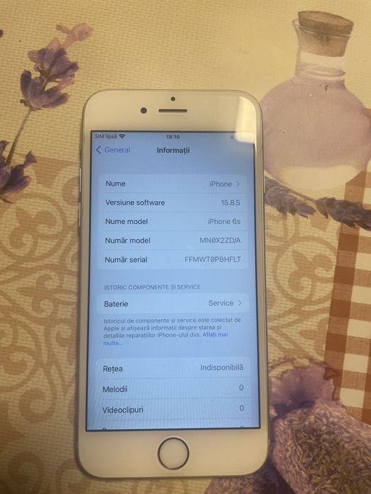 Vând iphone 6s impecabil,ca nou!