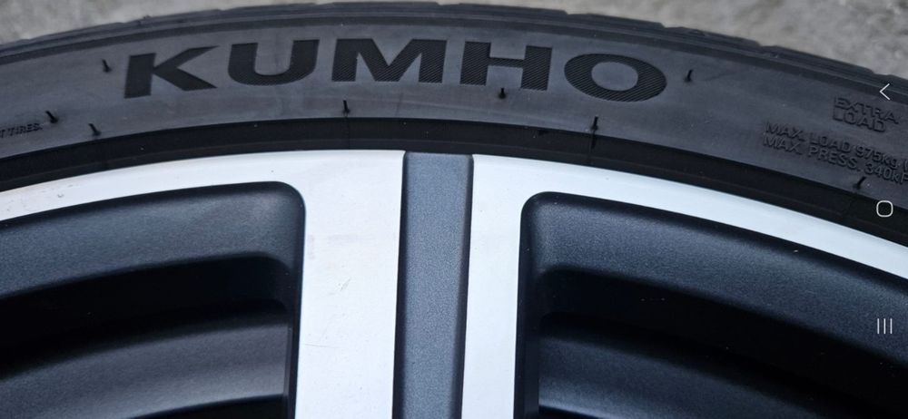 Anvelope vara set 4 buc ptr BMW X5 G05 X6 G06 profil 7 mm  275 35 22 / 315 30 22 Kumho DOT 2023