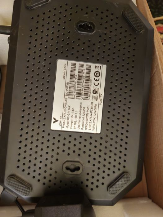 Vortex GPON WiFi-6 BT-G711AX