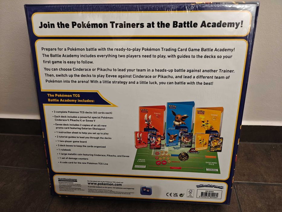 Настолна игра Pokemon TCG Battle Academy - нова, неотваряна