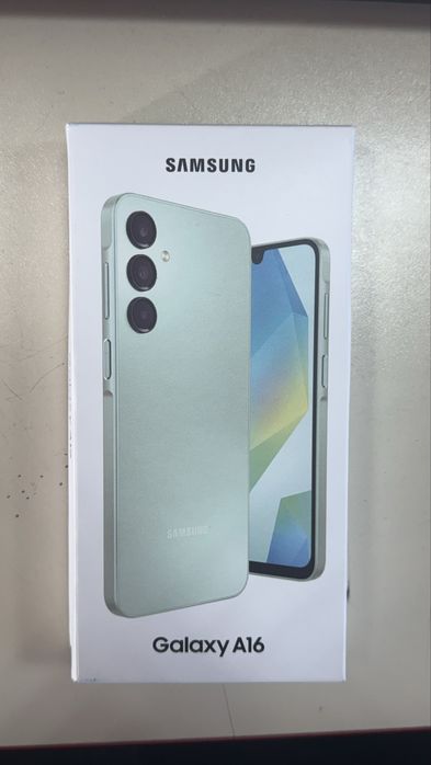 НОВ! НЕРАЗПЕЧАТАН! Samsung Galaxy A16 128GB 4GB RAM Light Grenn