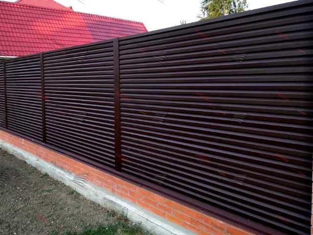 Забор жалюзи еврозабор