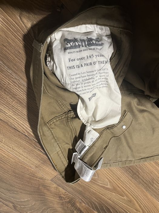 Blugi Levi's strauss 502 regular taper green 33W 32L