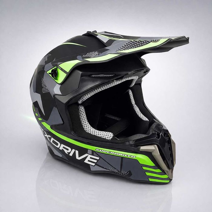 Кросова каска EXDRIVE, Full Face, DOT Сертификат, Размер: XL