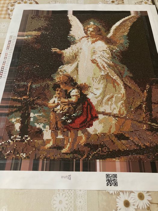 Goblen cu diamante, Îngerul pazitor (40-50cm)