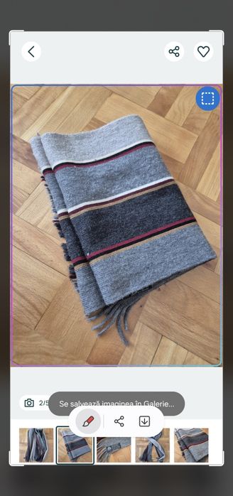 Fular Premium, Made in Germany, Lână Virgină - Unisex